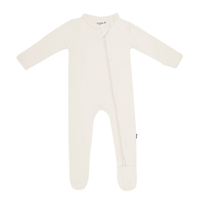Kyte Baby Zippered Footie in Oat