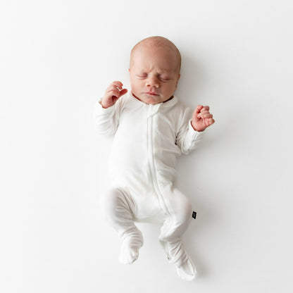 Kyte Baby Zippered Footie in Cloud