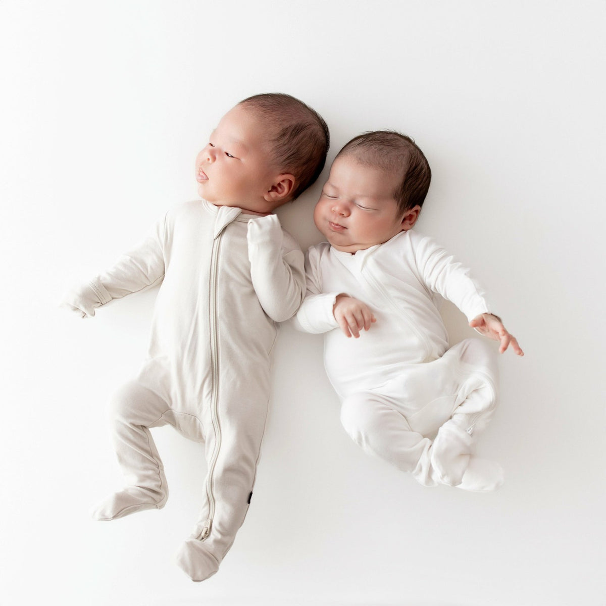 Kyte Baby Zippered Footie in Cloud