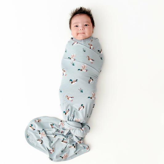 Kyte Baby Swaddle Blanket in Mallard Duck