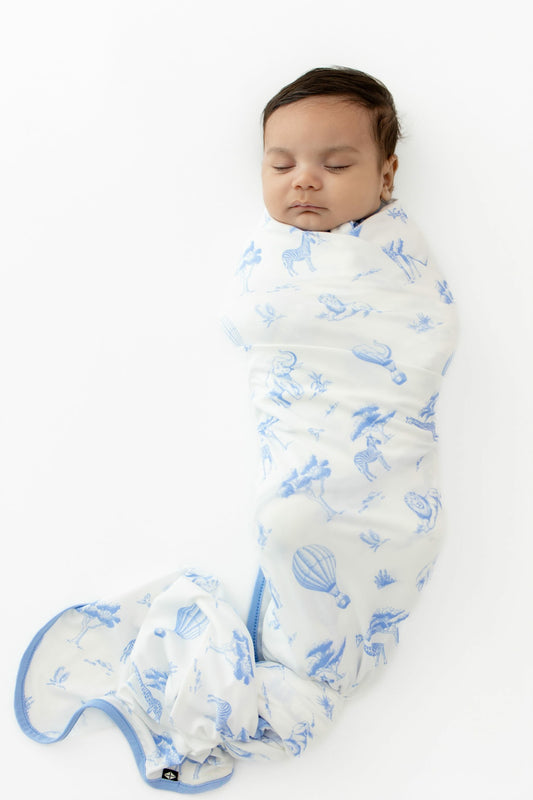 Kyte Baby Swaddle Blanket in Toile Safari
