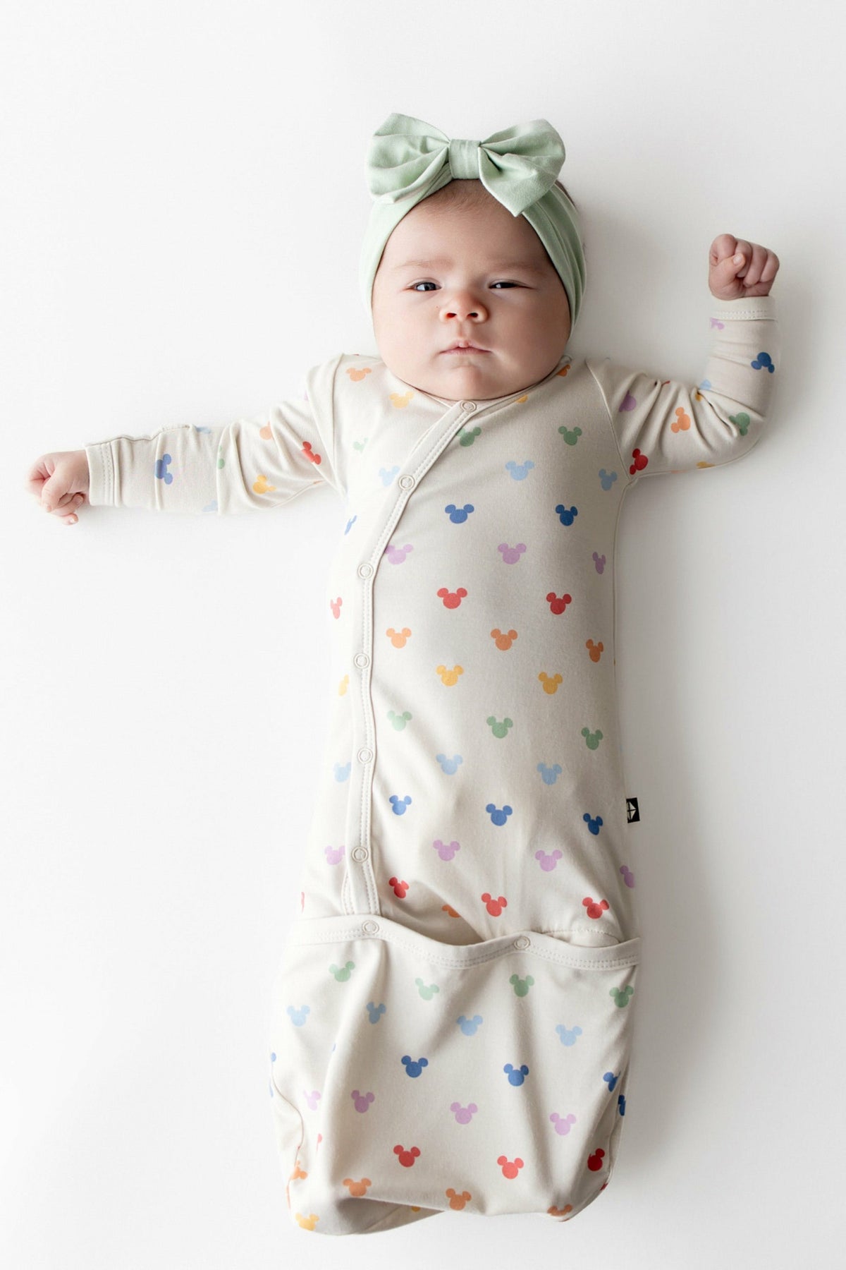 Kyte Baby Bundler in Pastel Mickey Mouse