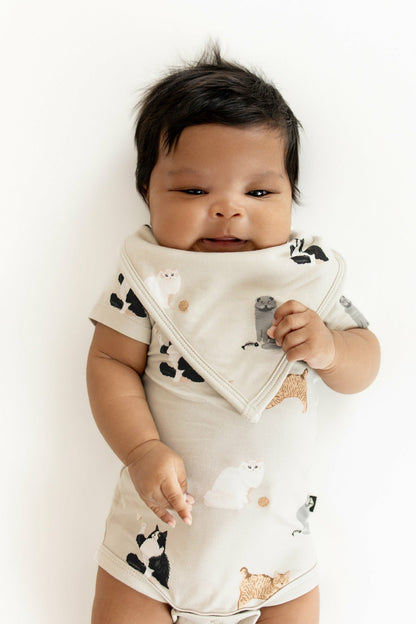 Kyte Baby Bib in Fluffy Cat