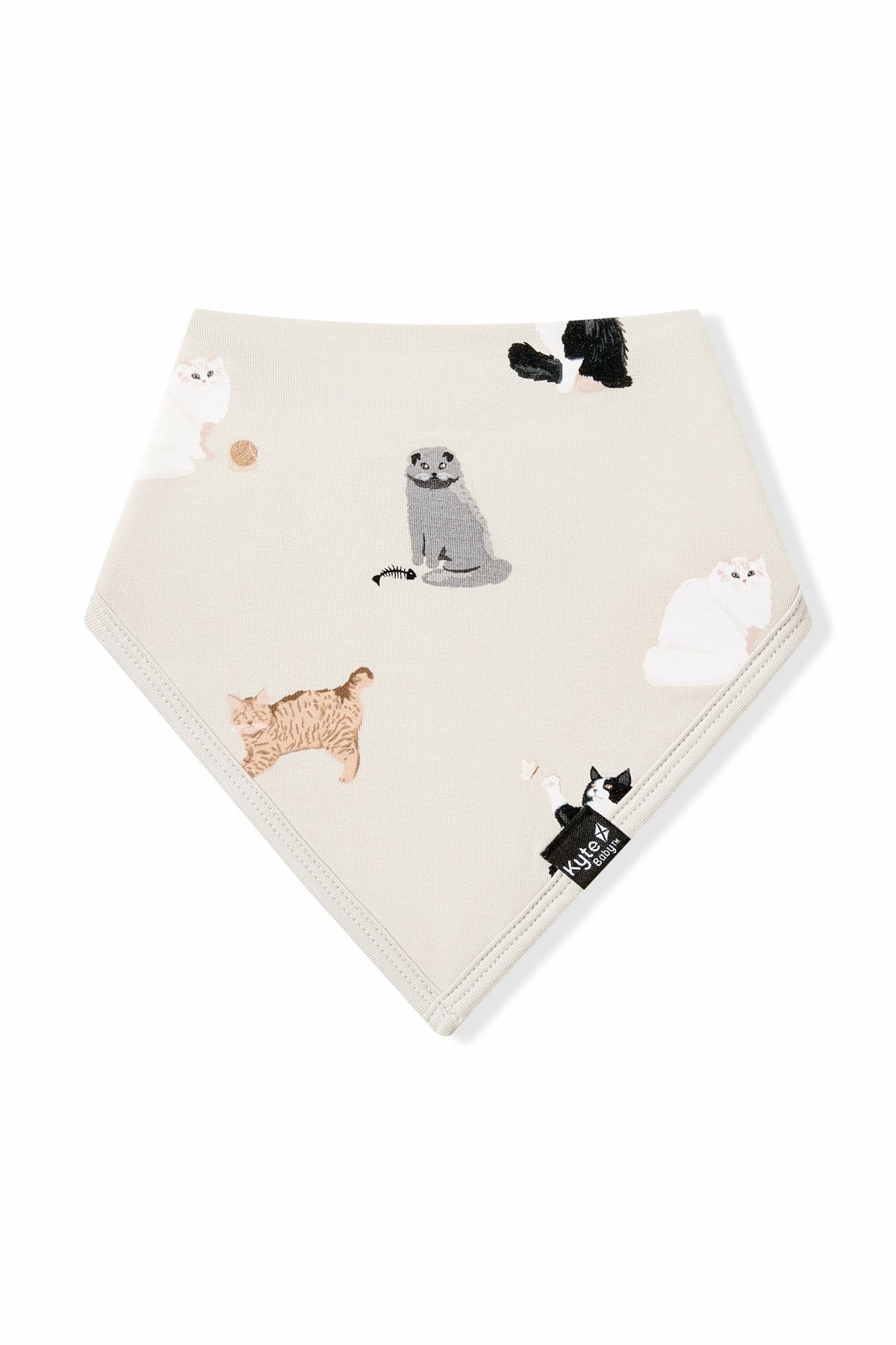 Kyte Baby Bib in Fluffy Cat