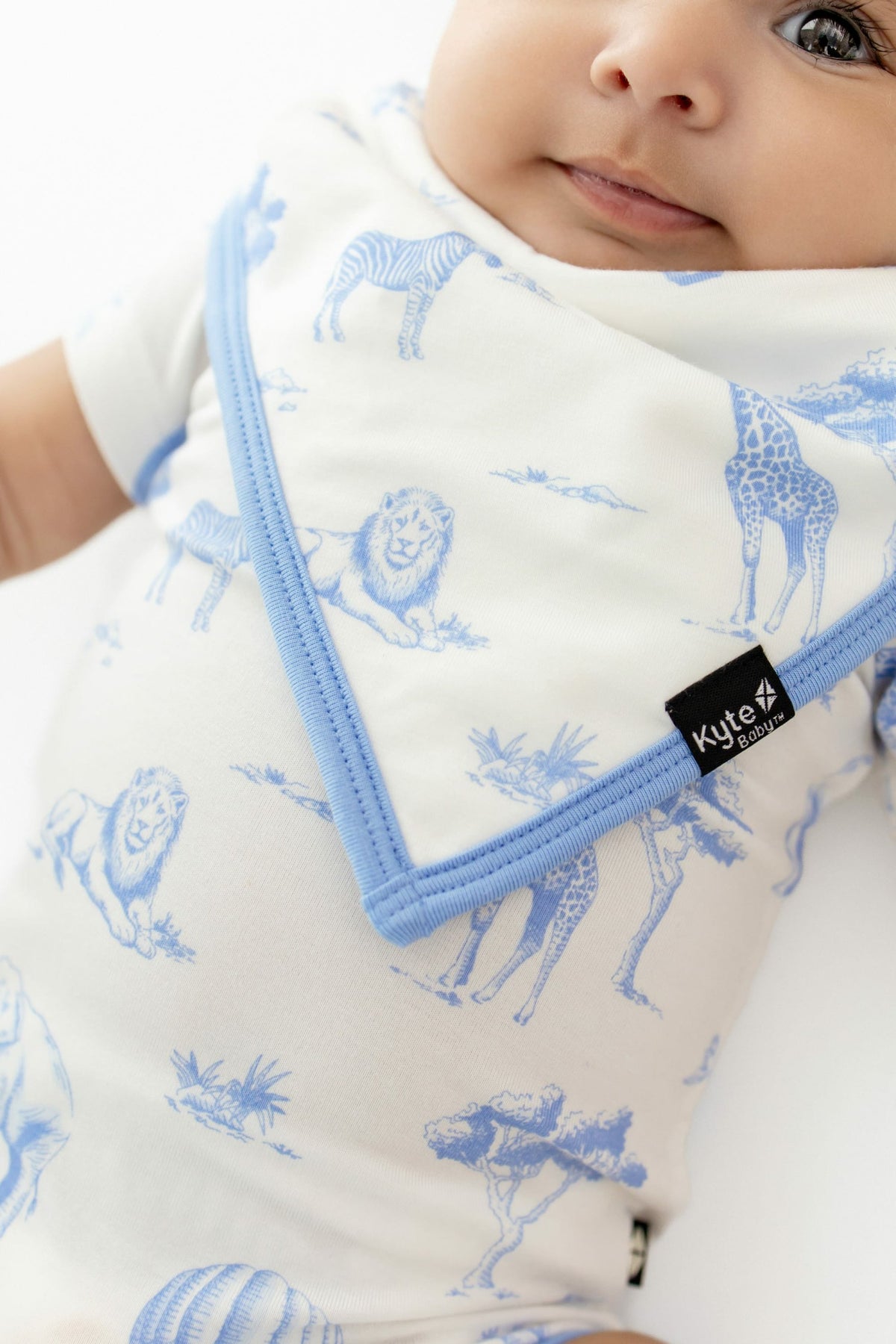 Kyte Baby Bib in Toile Safari