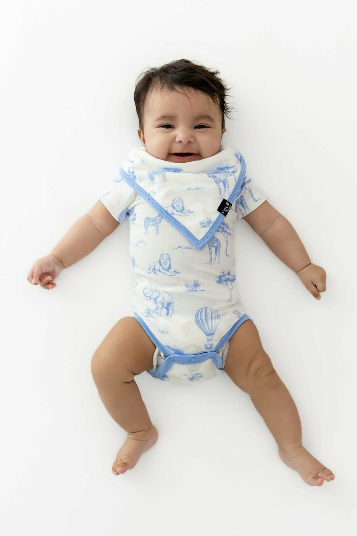 Kyte Baby Bib in Toile Safari