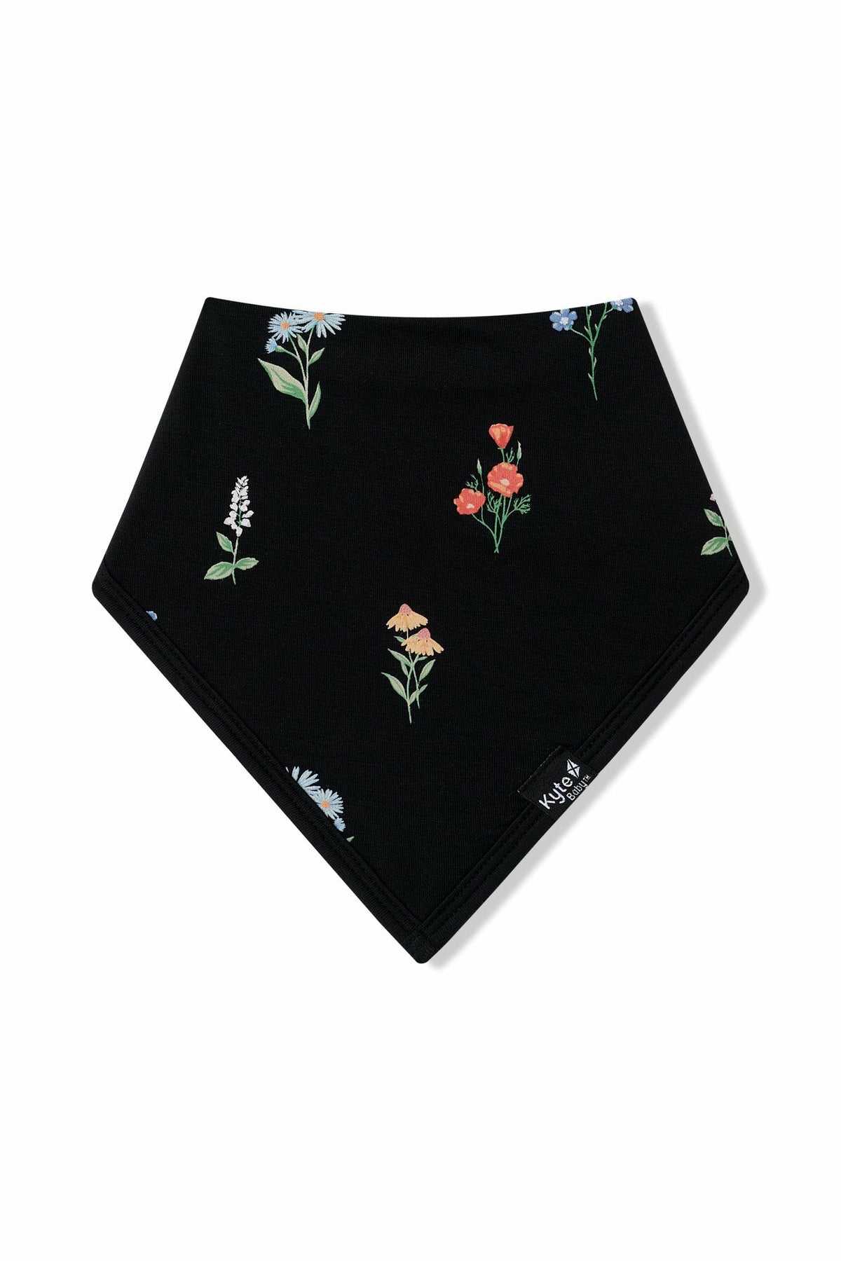 Kyte Baby Bib in Midnight Wildflower