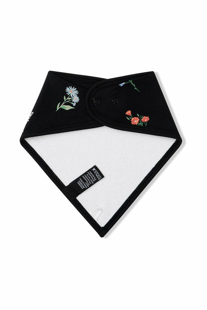 Kyte Baby Bib in Midnight Wildflower