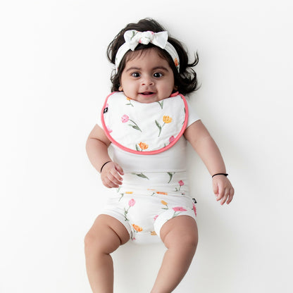 Kyte Baby Cushy Bib in Tulip