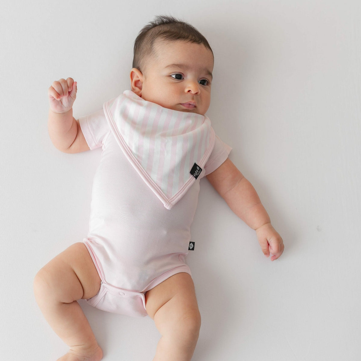 Kyte Baby Bib in Small Sakura Stripe