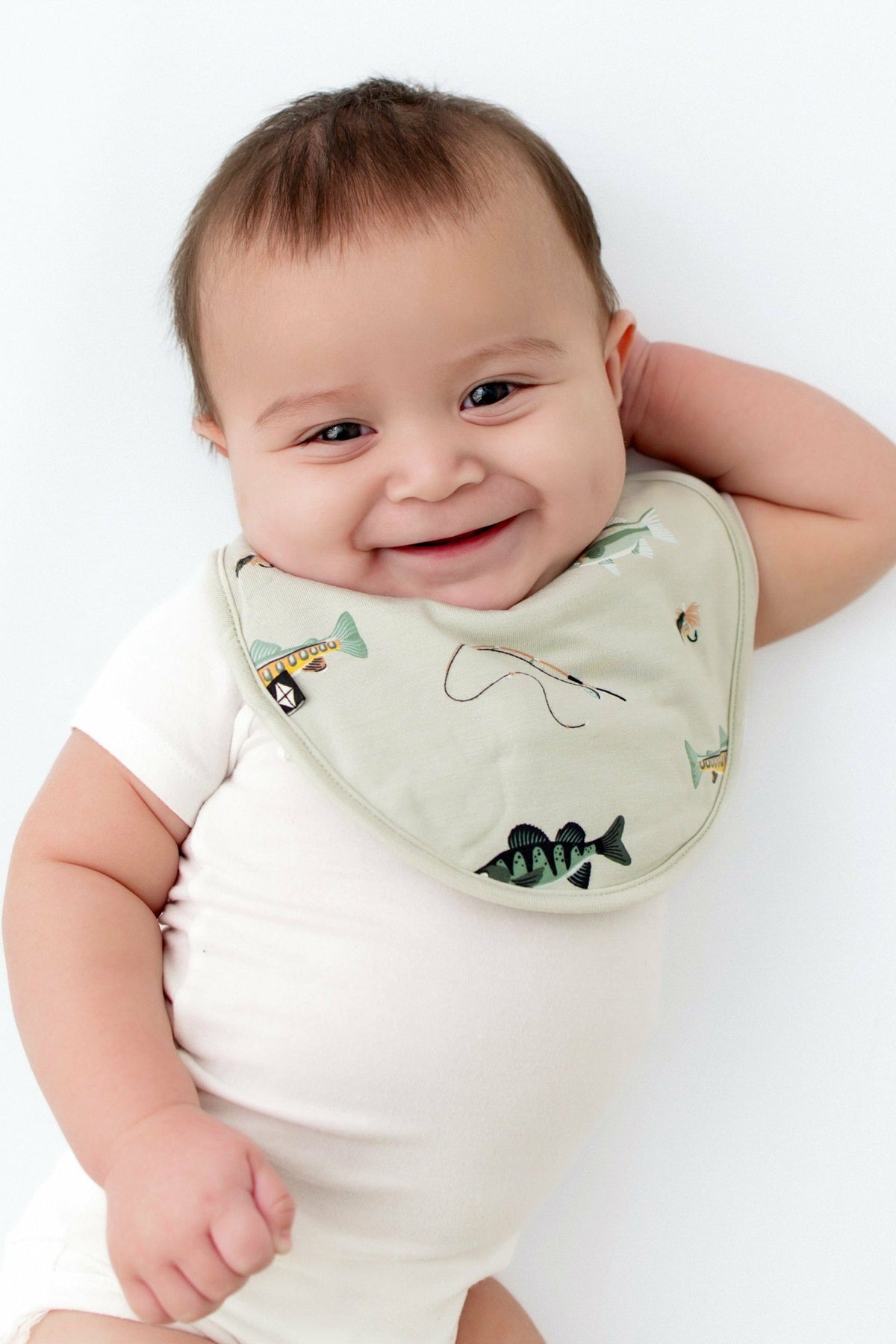 Kyte Baby Cushy Bib in Fishing