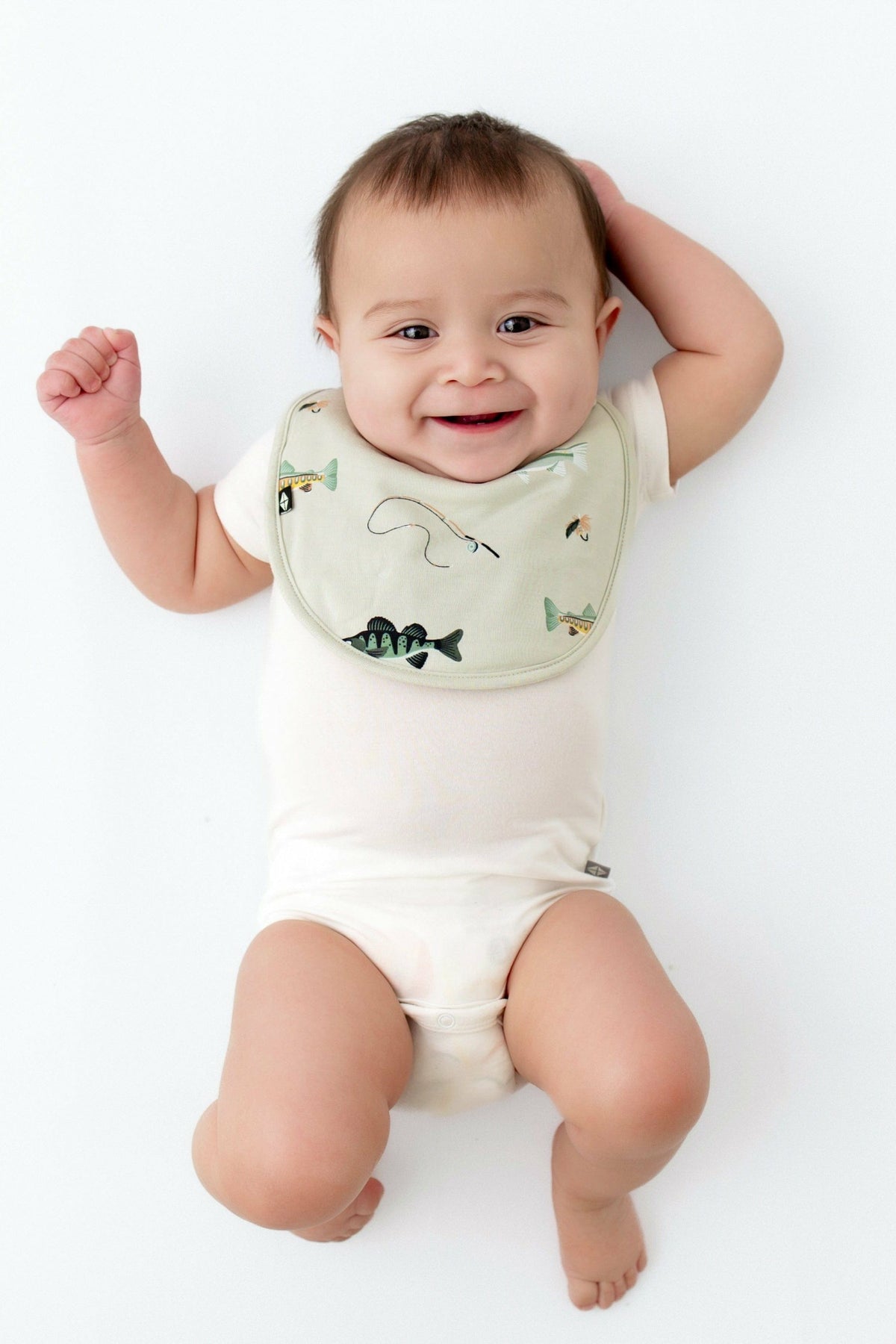 Kyte Baby Cushy Bib in Fishing