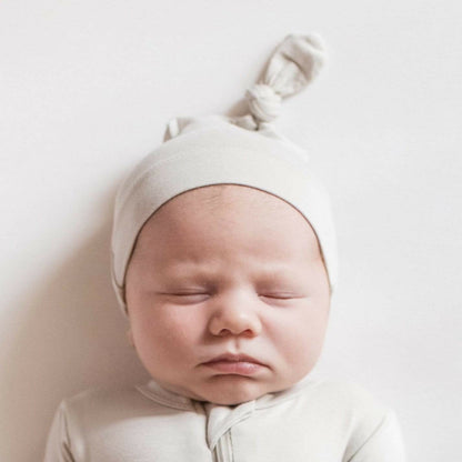 Kyte Baby Knotted Cap in Oat