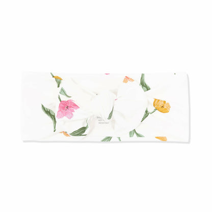 Kyte Baby Knotted Bow Headband in Tulip