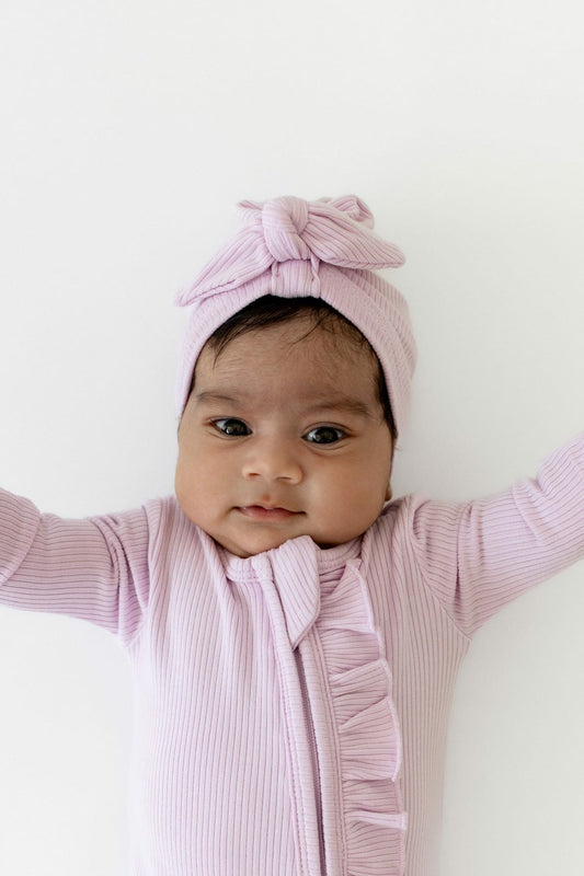 Kyte Baby Ribbed Headwrap in Thistle