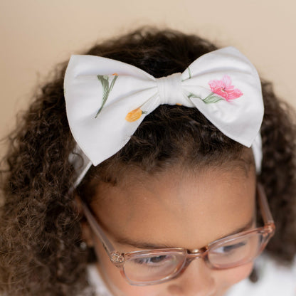 Kyte Baby Bow Headband in Tulip