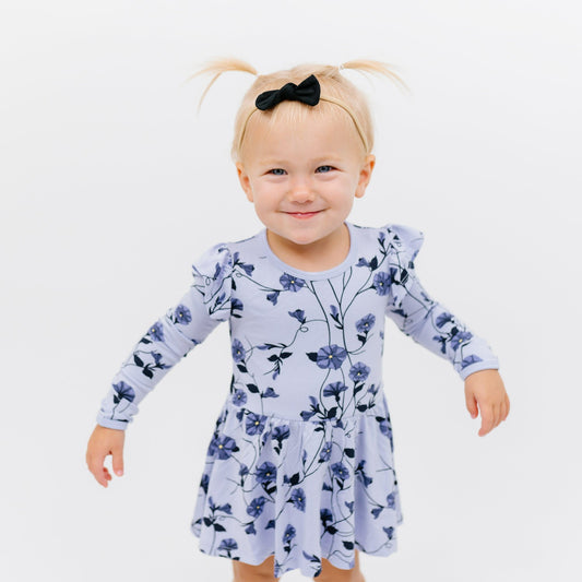 Kyte Baby Tiny Nylon Bow in Midnight