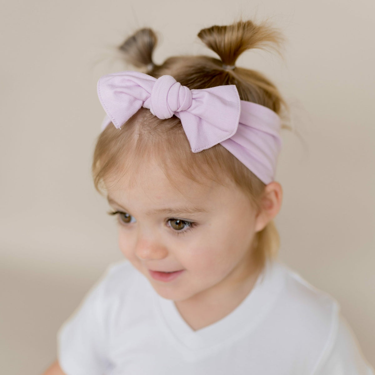 Kyte Baby Knotted Bow Headband in Thistle