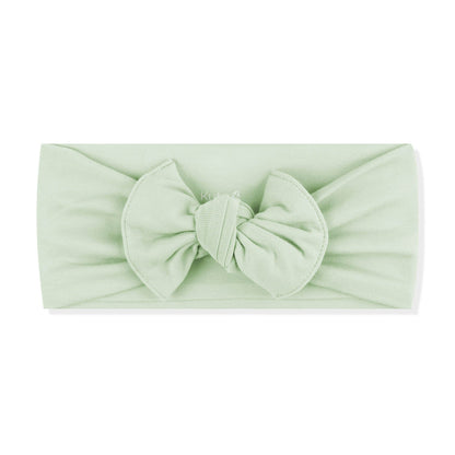 Kyte Baby Knotted Bow Headband in Basil