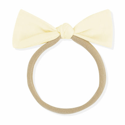 Kyte Baby Tiny Nylon Bow in Chamomile