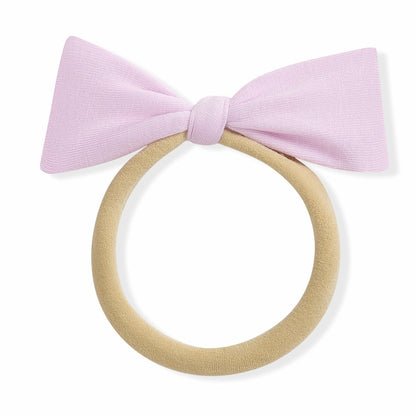 Kyte Baby Tiny Nylon Bow in Thistle