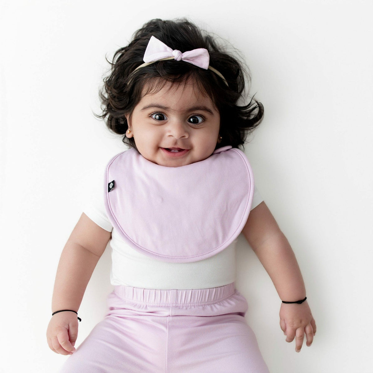 Kyte Baby Tiny Nylon Bow in Thistle