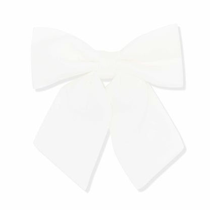 Kyte Baby Large Alligator Clip Bow in Cloud