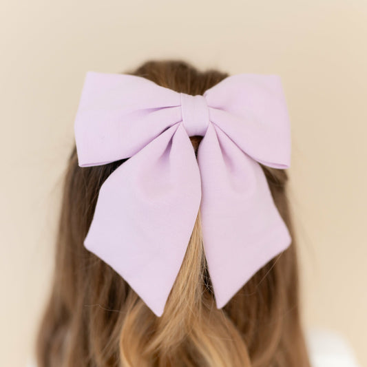 Kyte Baby Large Alligator Clip Bow in Thistle