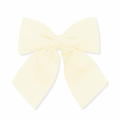 Kyte Baby Large Alligator Clip Bow in Chamomile