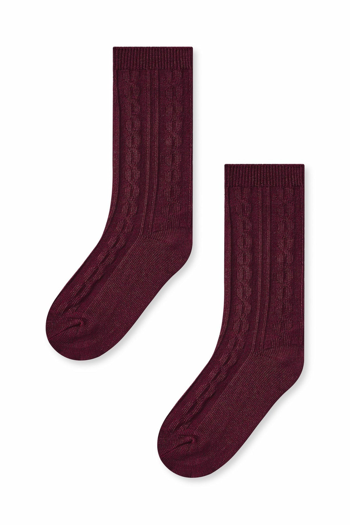 Kyte Baby Knee High Socks in Burgundy