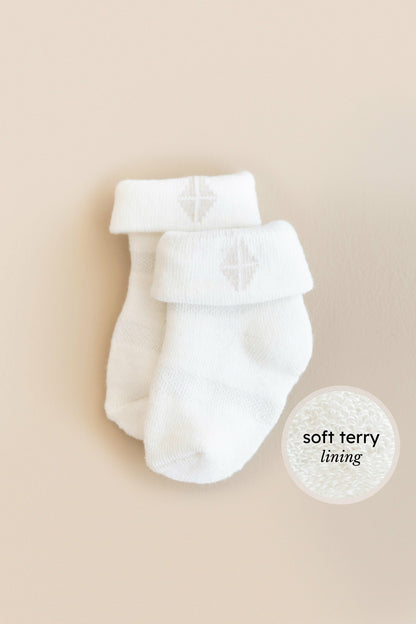 Kyte Baby Baby 3-Pack Socks in Cloud