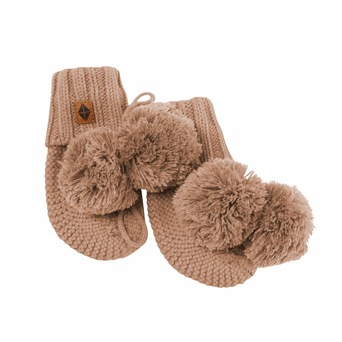 Kyte Baby Knit Booties in Latte