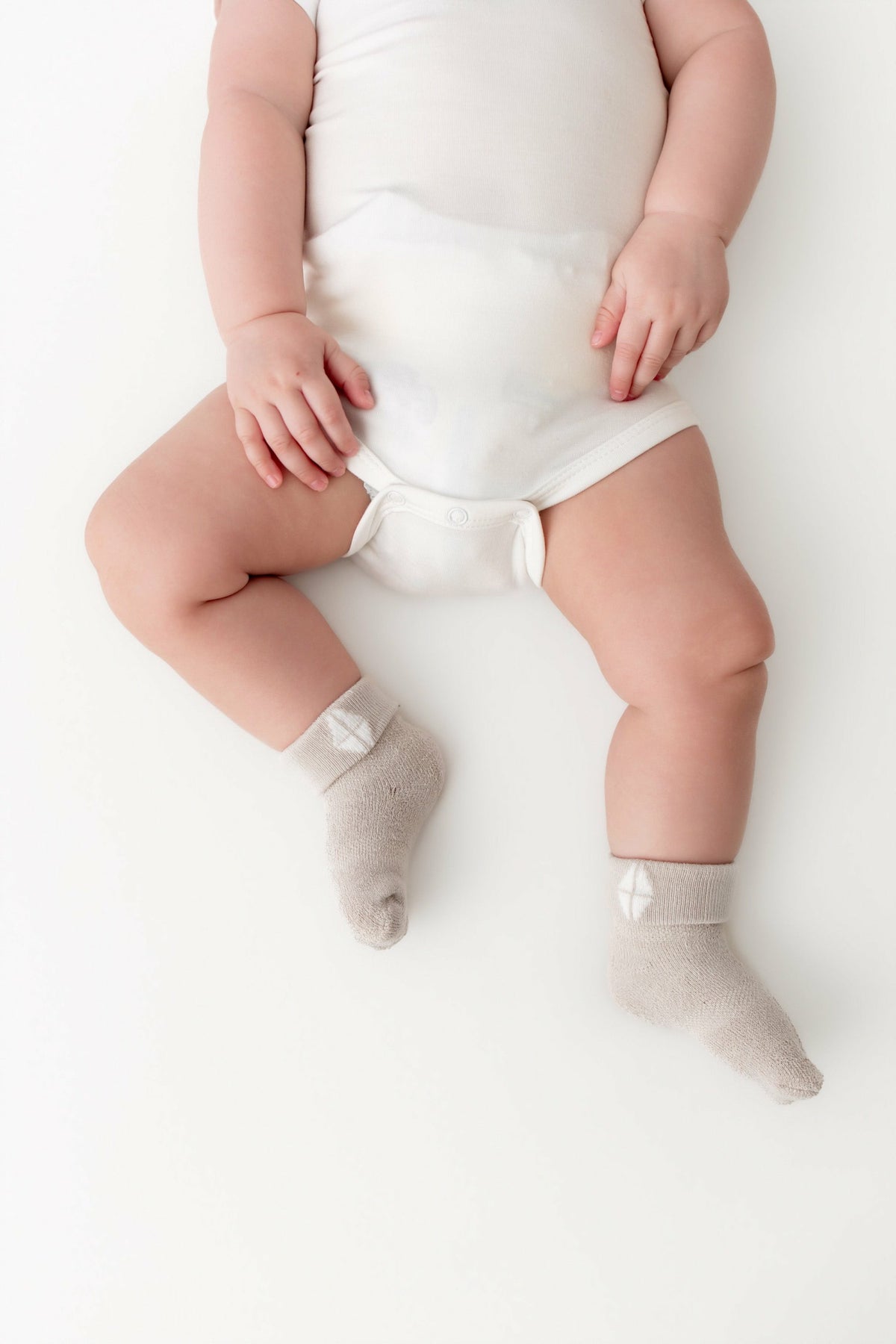 Kyte Baby Baby 3-Pack Socks in Cafe