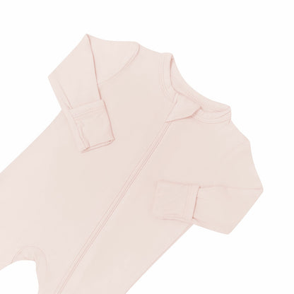 Kyte Baby Zippered Romper in Blush