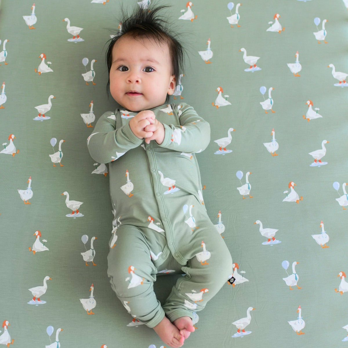 Kyte Baby Romper in Silly Goose
