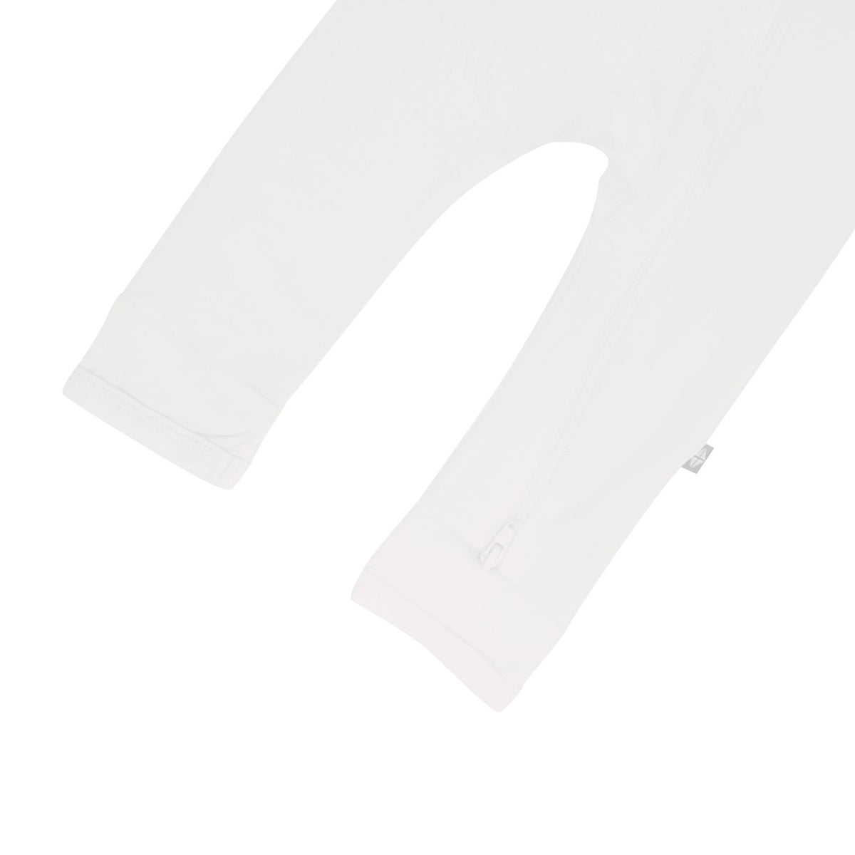 Kyte Baby Zippered Romper in Cloud