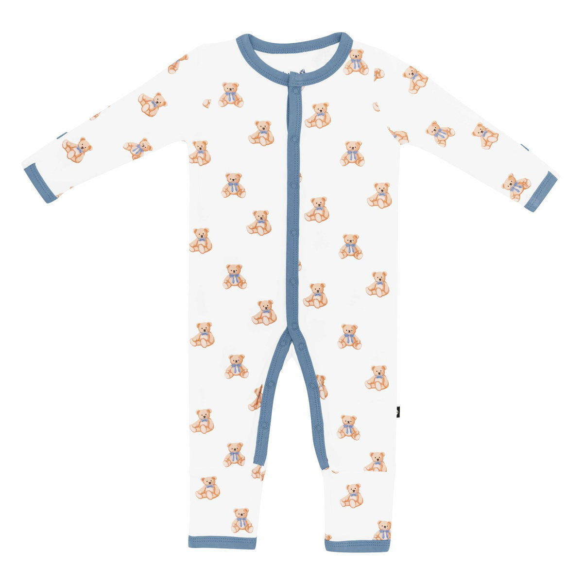 Kyte Baby Bamboo Baby Romper in Teddy Bear Print