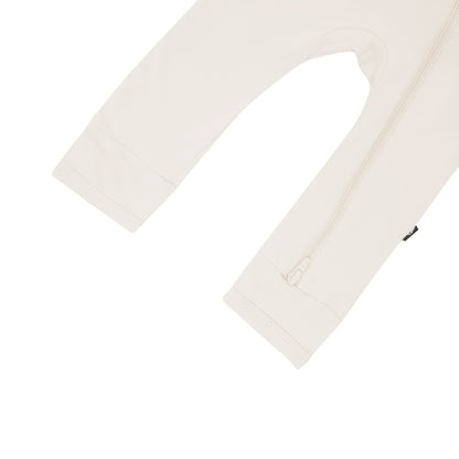 Kyte Baby Zippered Romper in Oat