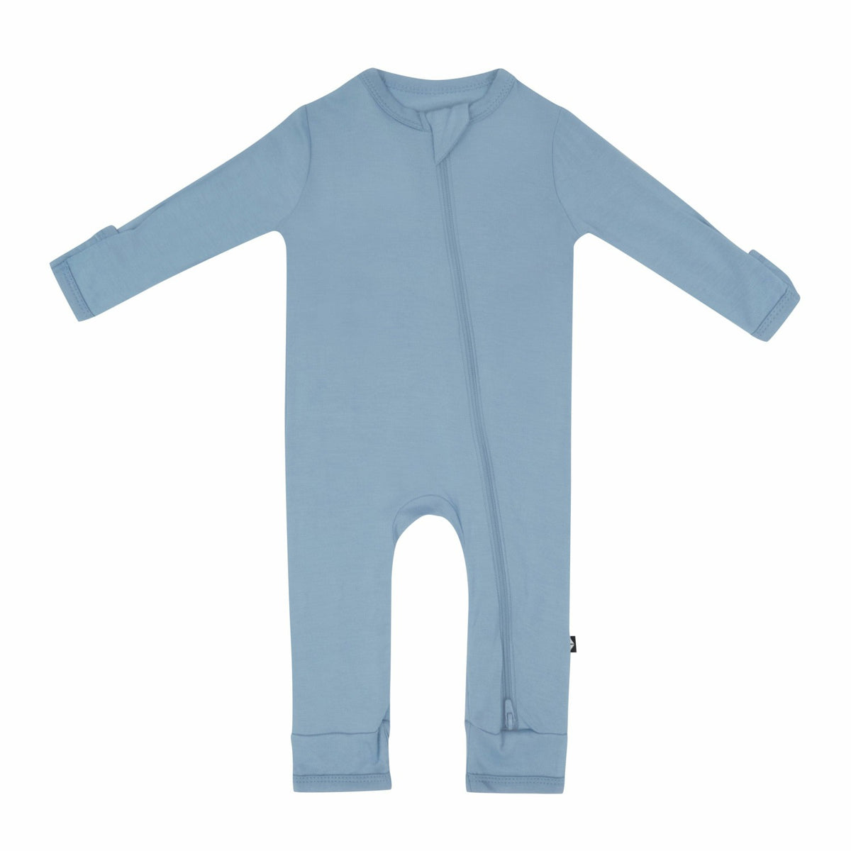 Kyte Baby Zippered Romper in Slate