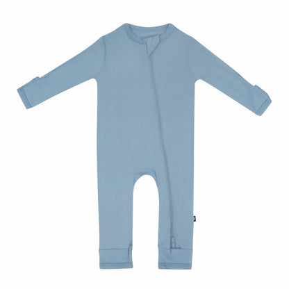 Kyte Baby Zippered Romper in Slate