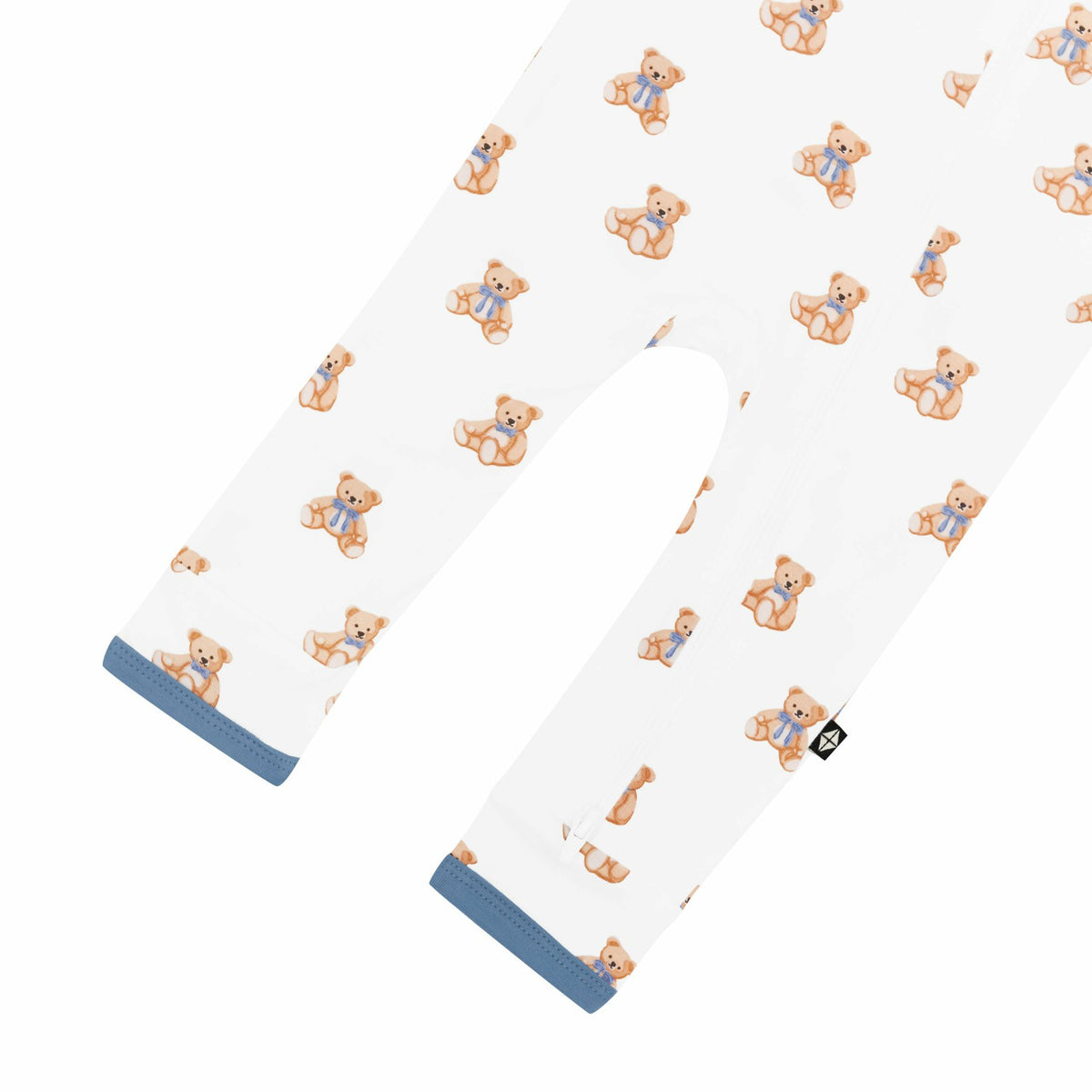Kyte Baby Bamboo Zippered Romper in Teddy Bear Print