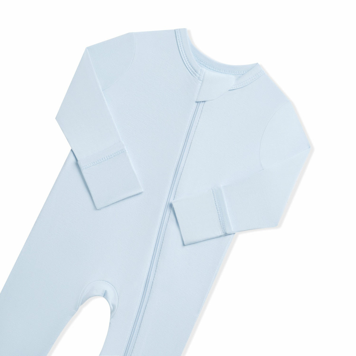 Kyte Baby Zippered Romper in Breeze