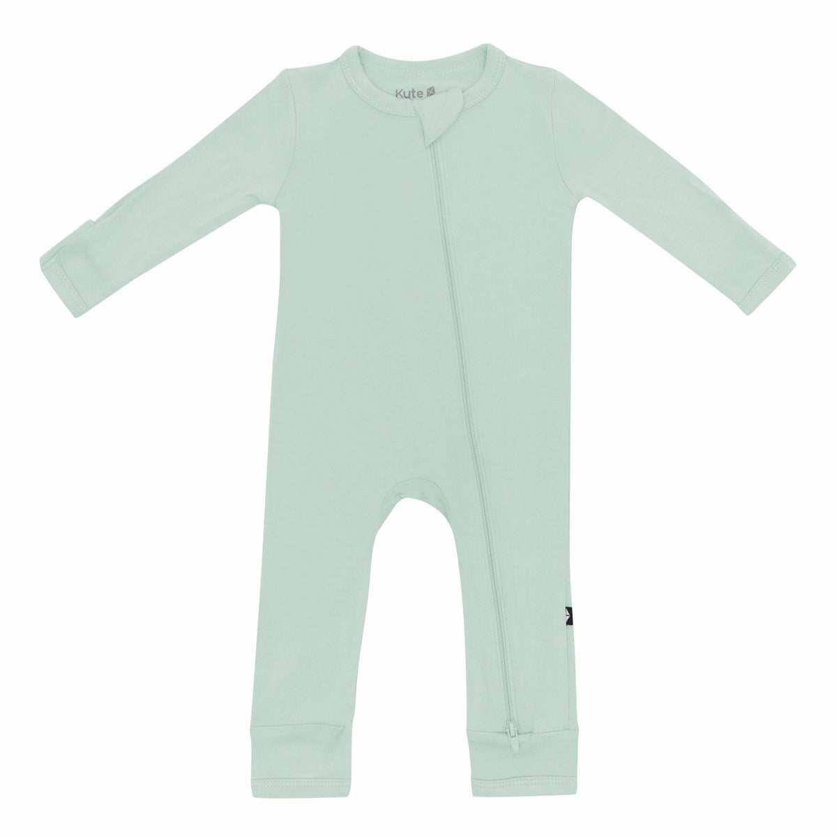 Kyte Baby Zippered Romper in Sage