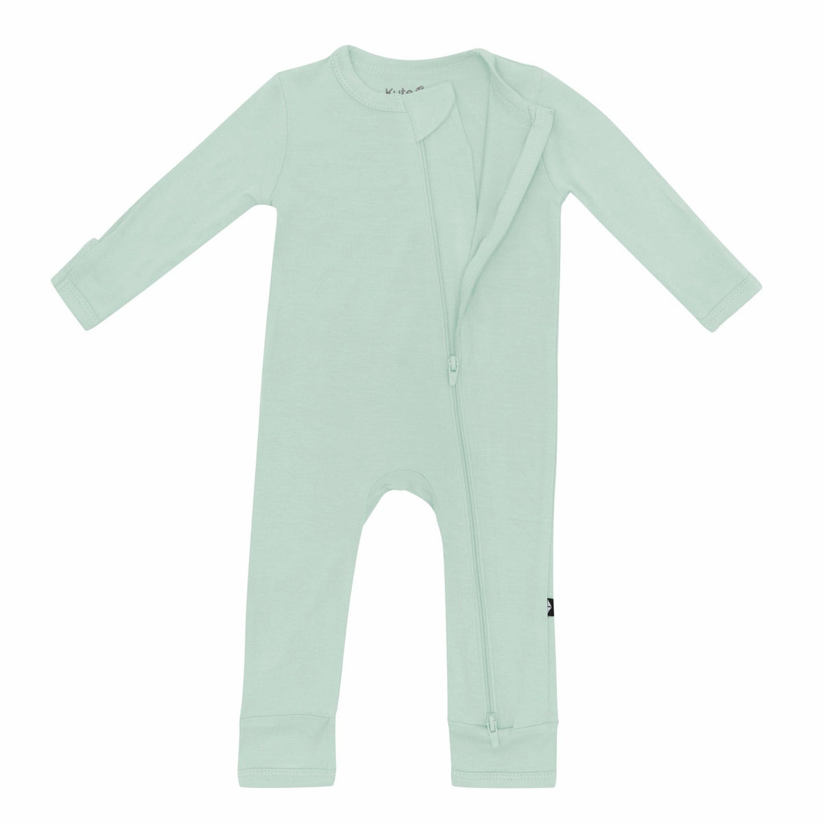 Kyte Baby Zippered Romper in Sage