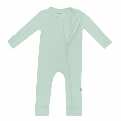 Kyte Baby Zippered Romper in Sage