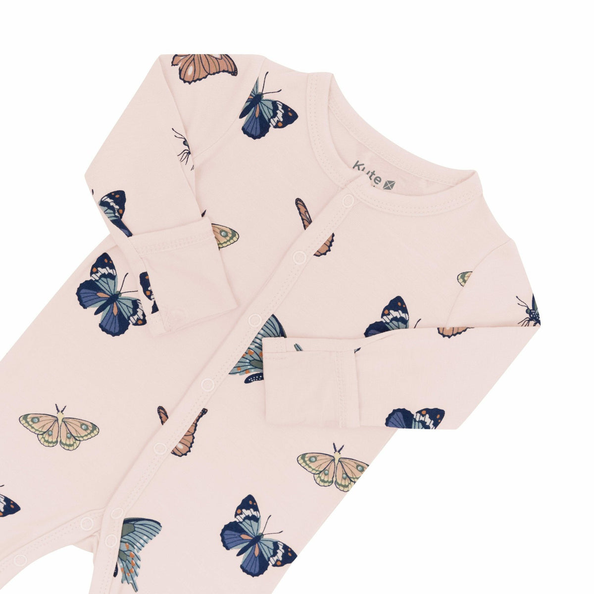 Kyte Baby Romper in Blush Butterfly