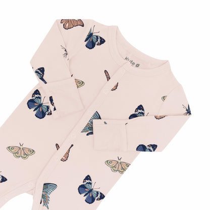 Kyte Baby Romper in Blush Butterfly
