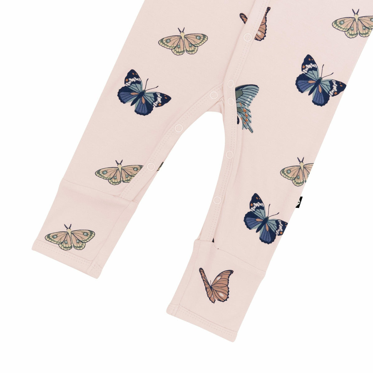 Kyte Baby Romper in Blush Butterfly