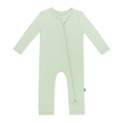 Kyte Baby Zippered Romper in Basil