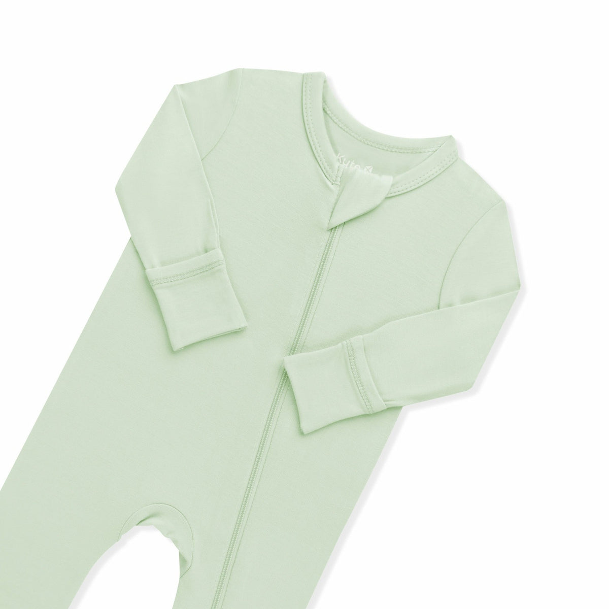 Kyte Baby Zippered Romper in Basil